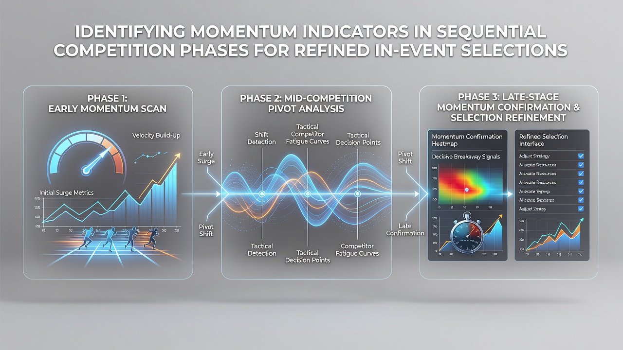 Graph illustrating mid-phase acceleration patterns in competitive events