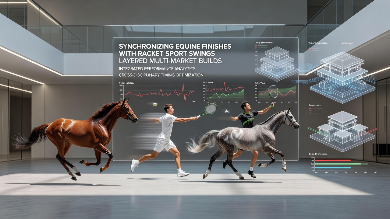 Diagram showing multi-market accumulator layers linking equine and racket sport events