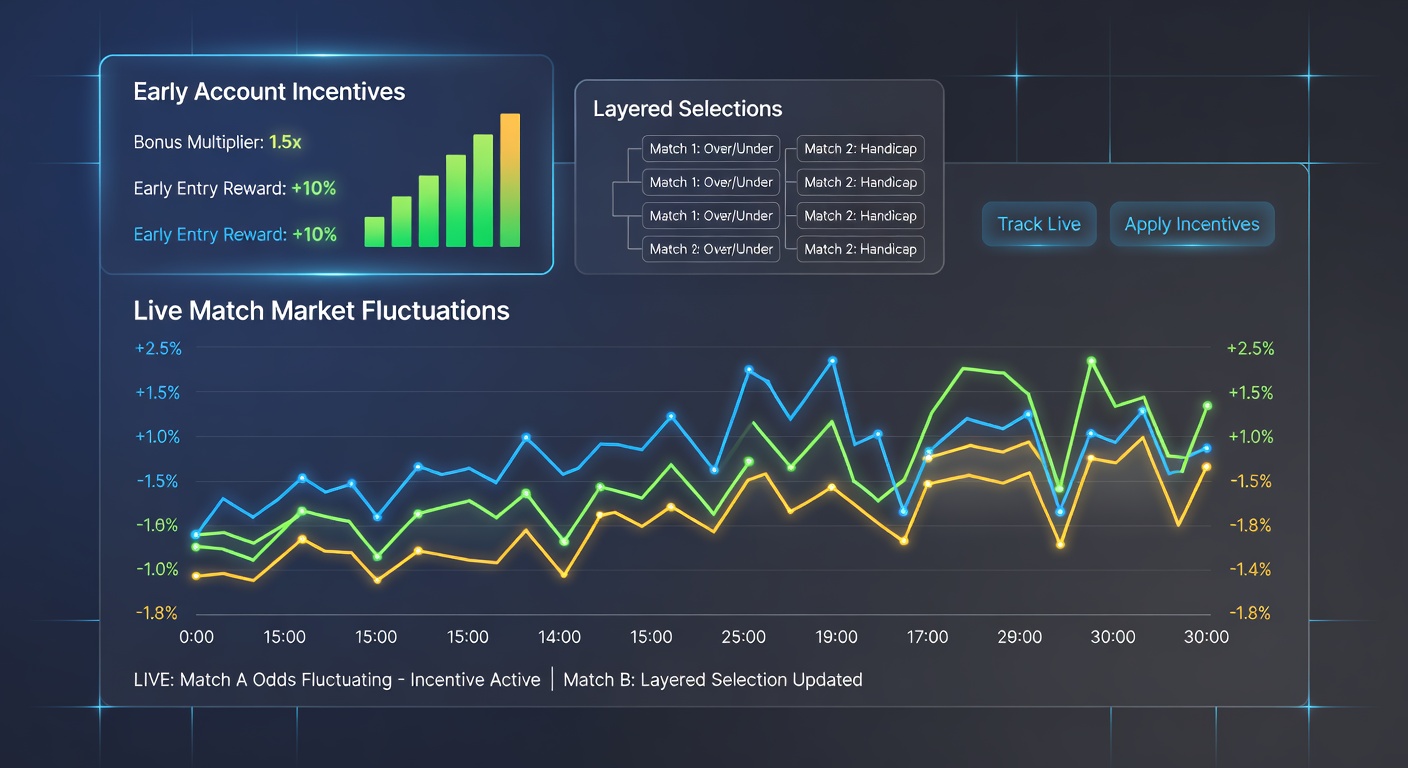 Bettors analyzing live data streams for soccer goal updates and steeplechase fence incidents