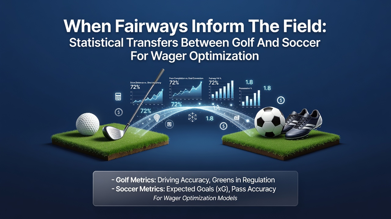 Statistical models overlaying golf fairway data with soccer pitch metrics for cross-sport betting analysis